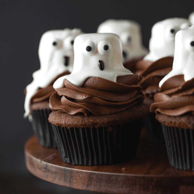 Ghost Cupcakes | Halloween Cupcakes - The First Year