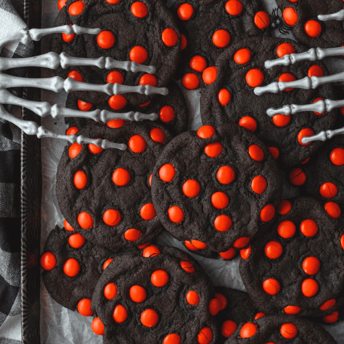 M&M Halloween Cookies - The First Year Blog