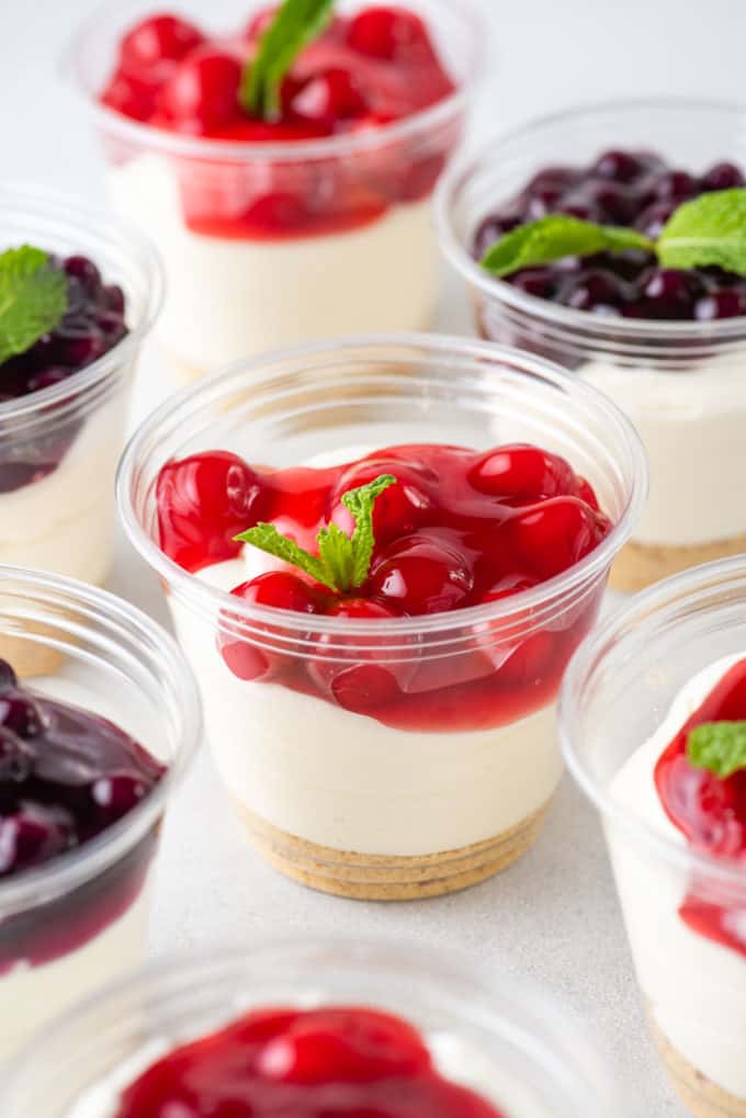 Easy No Bake Cheesecake in a Cup - The First Year Blog