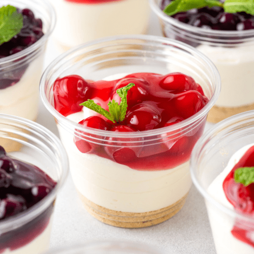 Easy No Bake Cheesecake Cups - The First Year Blog