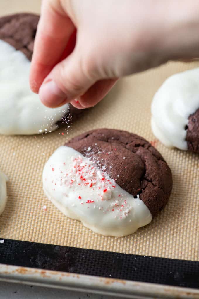 Chocolate Peppermint Cookies Recipe - The First Year