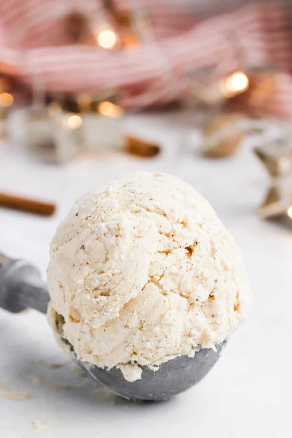 Eggnog Ice Cream Recipe (Easy) The First Year