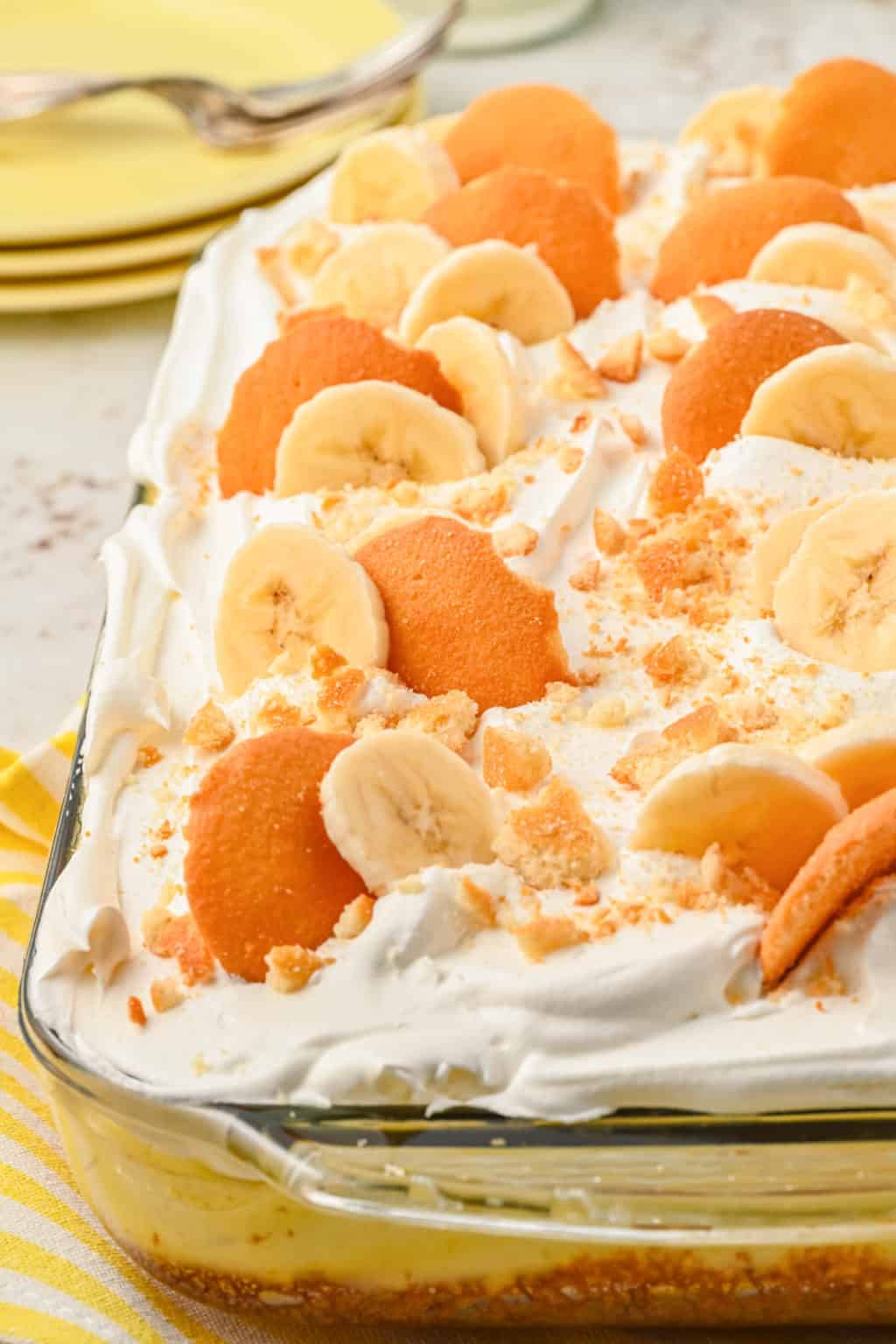 Banana Pudding Poke Cake The First Year