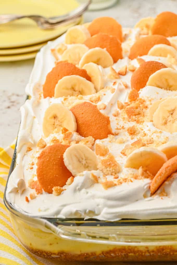 Banana Pudding Poke Cake The First Year