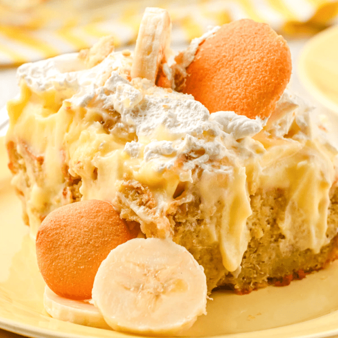 Banana Pudding Poke Cake The First Year 7783