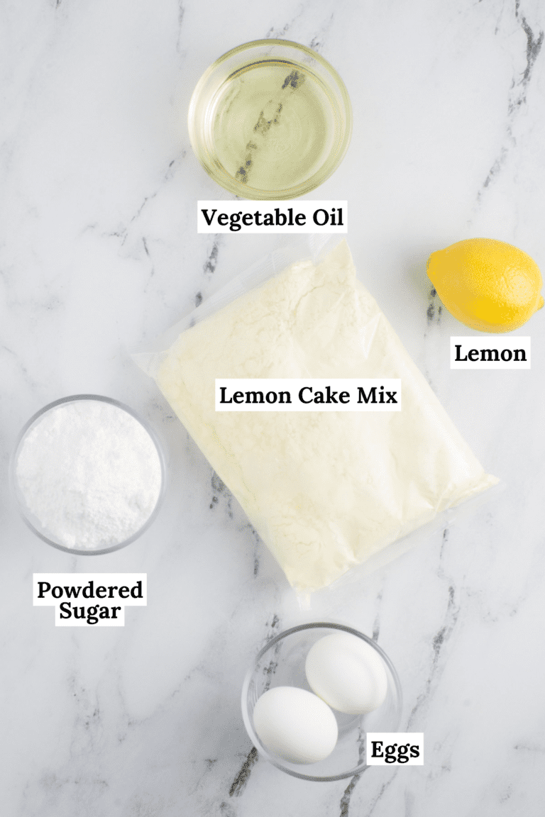 Lemon Cake Mix Cookies - The First Year