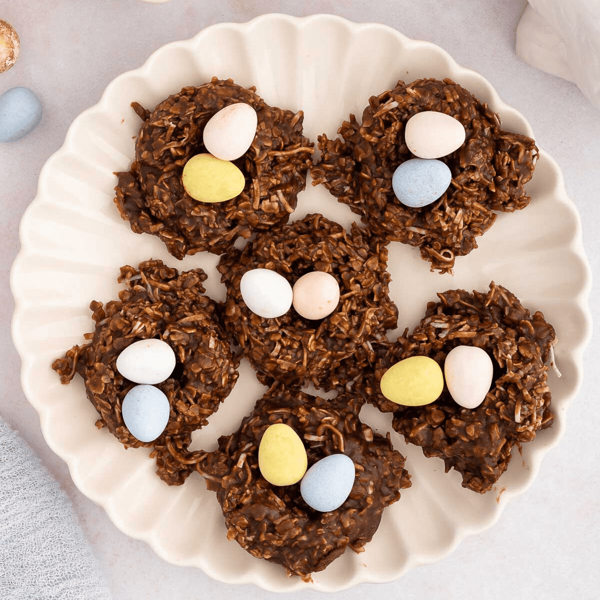 Bird Nest Cookies: No Bake - Art From My Table