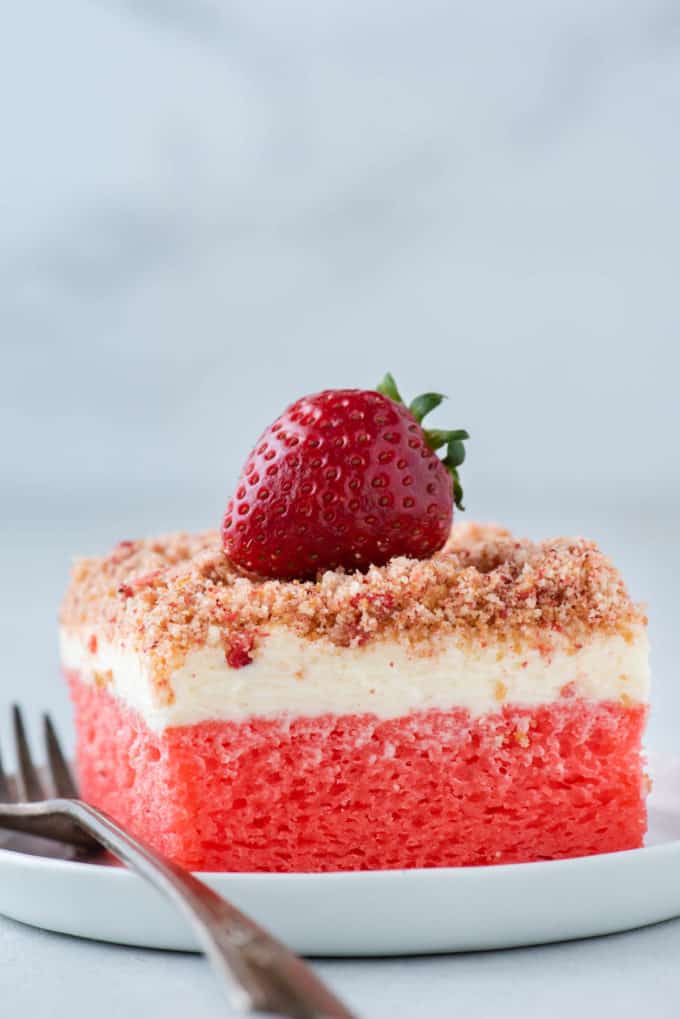 Strawberry Shortcake Crunch Cake - The First Year