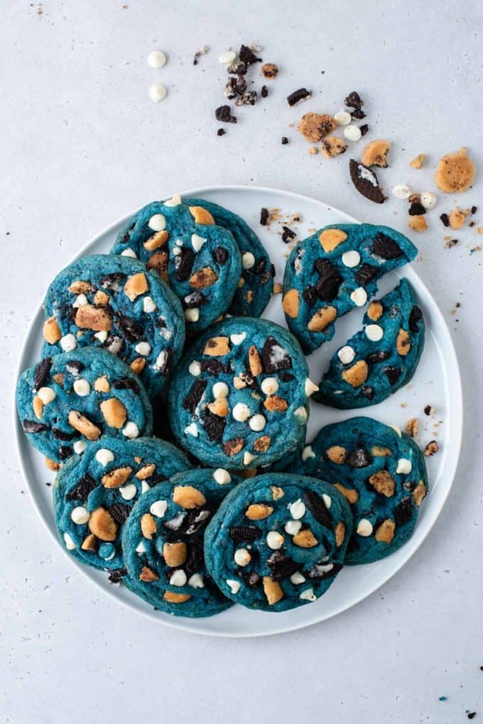The Best Loaded Cookie Monster Cookies - The First Year