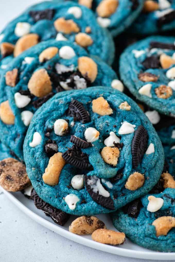 The Best Loaded Cookie Monster Cookies - The First Year