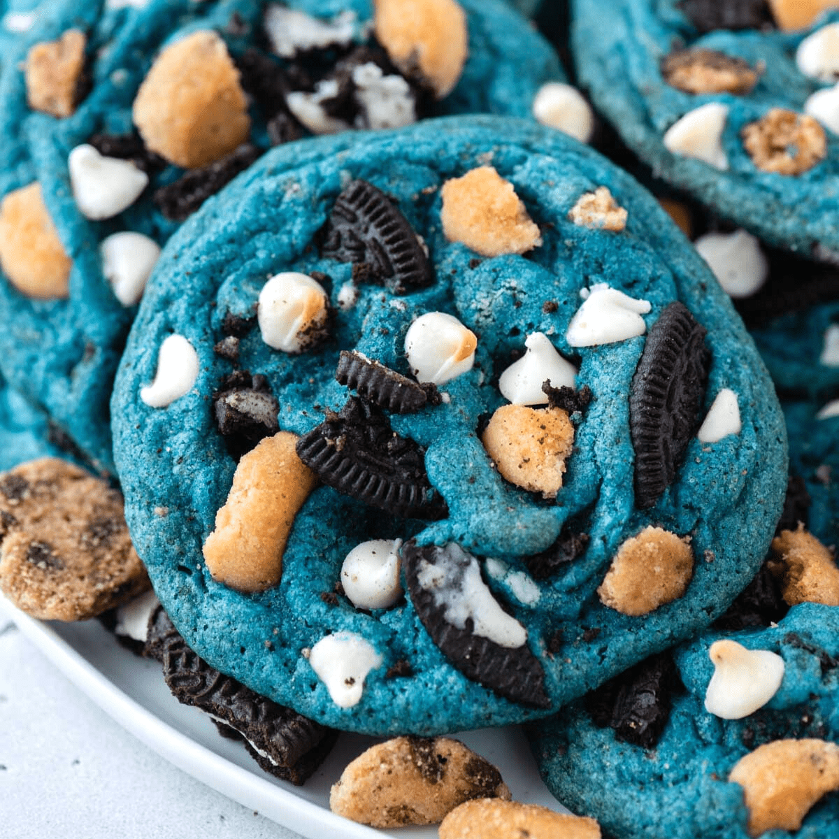 The Best Loaded Cookie Monster Cookies - The First Year