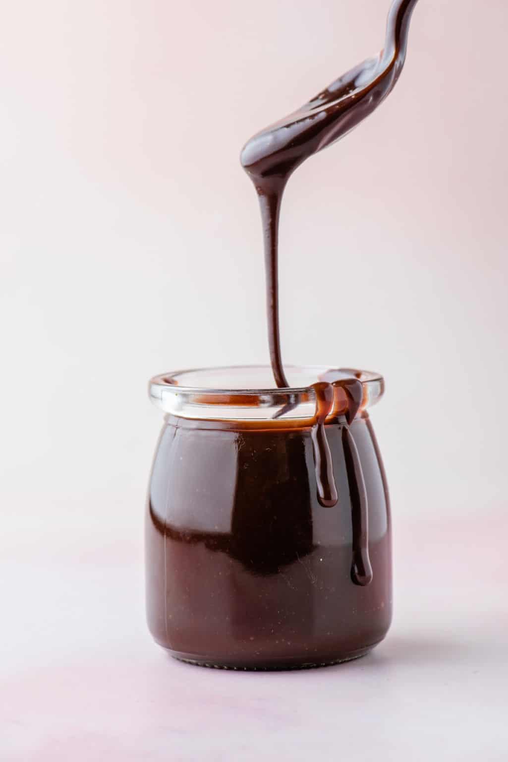 2 Minute Hot Fudge Sauce with Real Chocolate The First Year