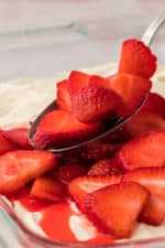 Old Fashioned Strawberry Pretzel Salad Recipe - The First Year