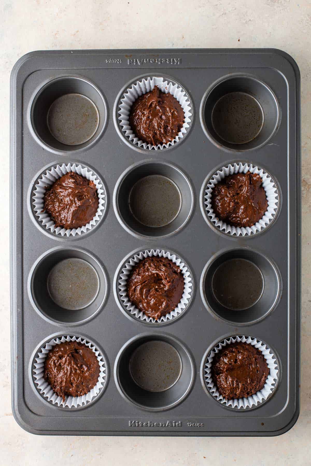 Chocolate Peanut Butter Muffins - The First Year