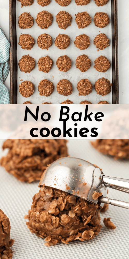 No Bake Peanut Butter Chocolate Oatmeal Cookies - The First Year