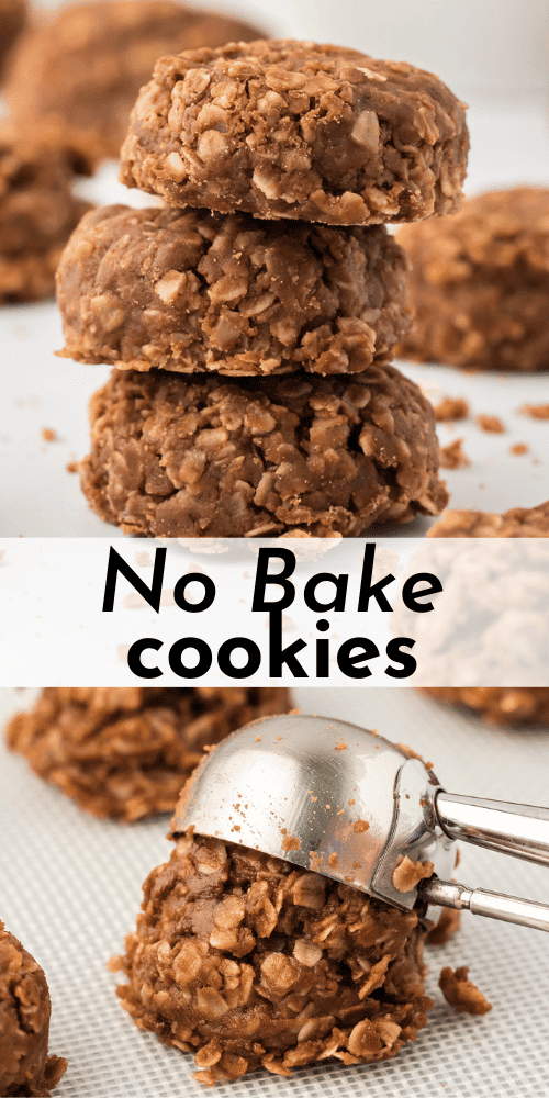 No Bake Peanut Butter Chocolate Oatmeal Cookies - The First Year