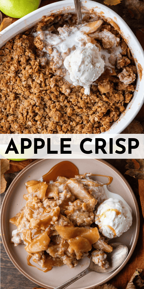 Easy Apple Crisp Recipe with Oats - The First Year Blog