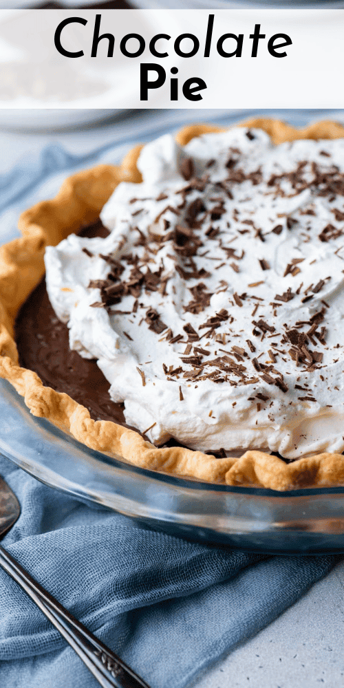 Old Fashioned Chocolate Cream Pie Recipe - The First Year