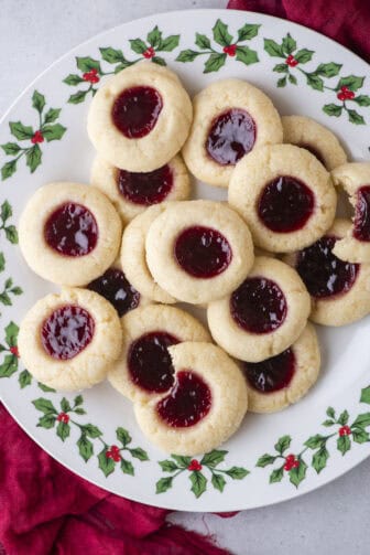 Thumbprint Jam Cookies Recipe - The First Year