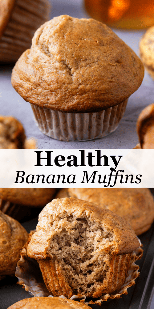 Banana Muffins with Greek Yogurt - The First Year