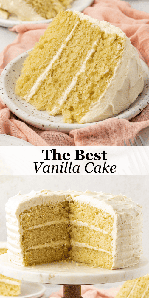 Moist Vanilla Cake Recipe - The First Year